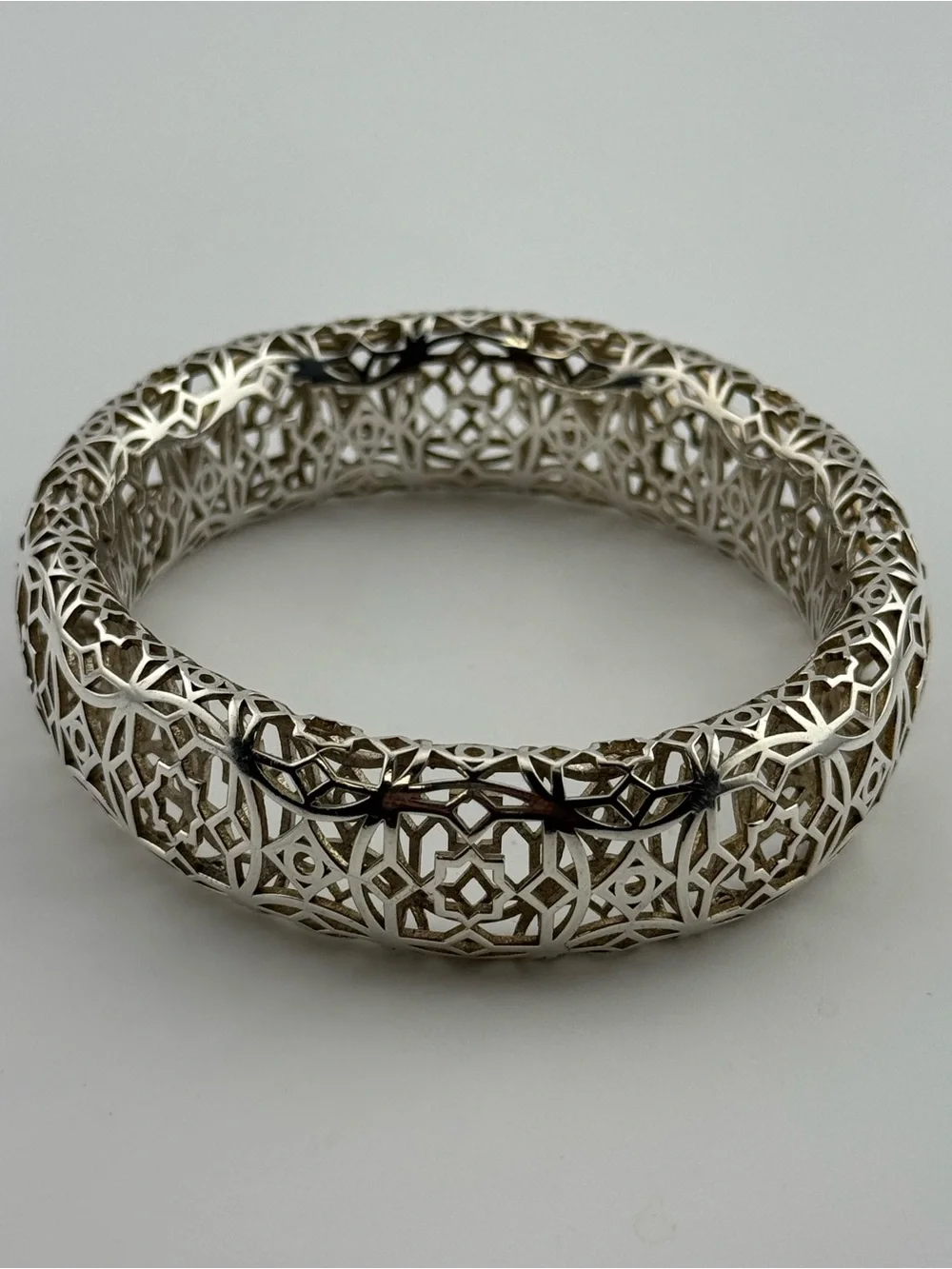 Tiffany and Co. Paloma Picasso Marrakesh Sterling Silver Bangle